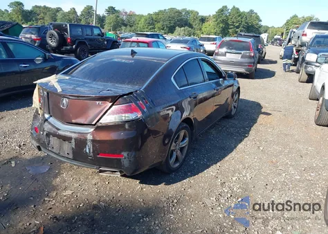 2012 Acura Tl 3.5 из США, поврежденный, VIN 19UUA8F75CA004465
